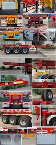 CIMC ZJV9405TJZDG Container transport semi-trailer