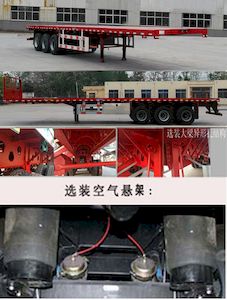 Yingdeli  HDK9400TPB Flat transport semi-trailer