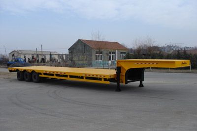 Qingte  QDT9390TDP Low flatbed semi-trailer