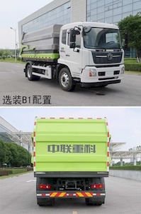 Zhonglian Automobile ZBH5182ZDJDFE6 Compressed docking garbage truck