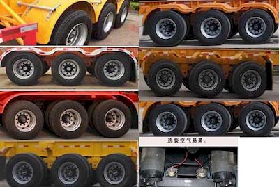 AVIC Hongsheng Automobile HSY9401TJZE Container transport semi-trailer