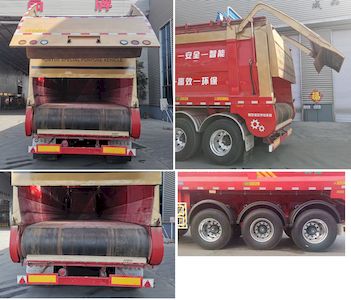 Huayue Xing brand automobiles FNZ9401ZLS Bulk grain transportation semi-trailer