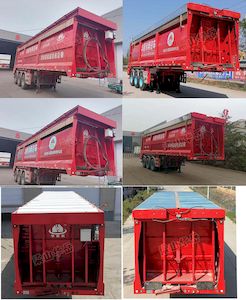 Huayue Xing brand automobiles FNZ9401ZLS Bulk grain transportation semi-trailer