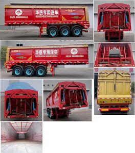 Huayue Xing brand automobiles FNZ9401ZLS Bulk grain transportation semi-trailer