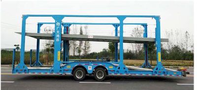 Guangda Hongyuan brand automobiles GHY9152TCL Central axle vehicle transport trailer