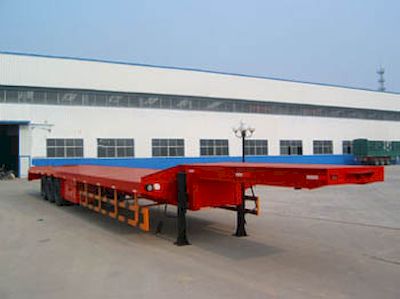 Lufeng  LST9381TDP Low flatbed semi-trailer