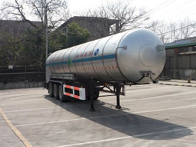 Han Zhong Shen Leng  ZHJ9405GDYA Low temperature liquid transport semi-trailer