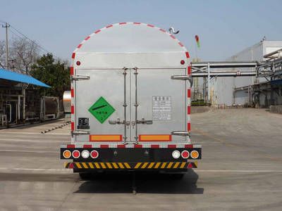 Han Zhong Shen Leng  ZHJ9405GDYA Low temperature liquid transport semi-trailer