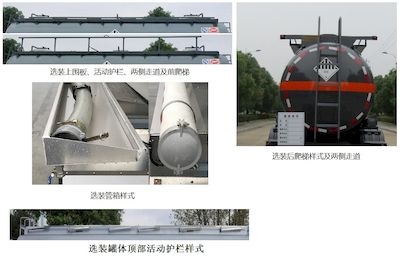 Zhongqi Liwei brand automobiles HLW5320GZWD6 Miscellaneous dangerous goods tank transport vehicle