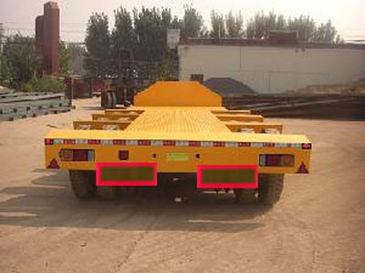 Fuyunxiang  JJT9402TDP Low flatbed transport semi-trailer