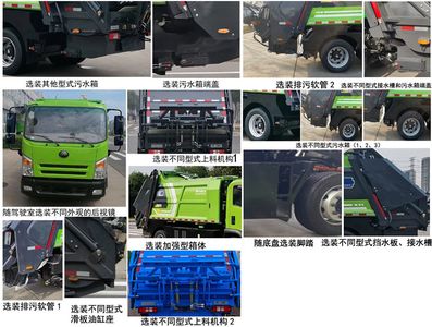 Yutong  YTZ5121ZYSD0BEV Pure electric compression garbage truck