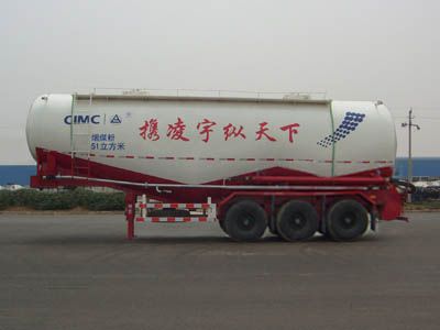 CIMC ZJV9407GFLLY1 Low density powder material transportation semi-trailer