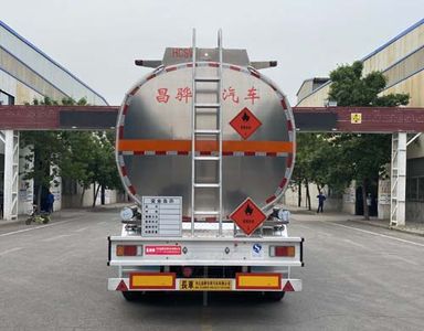 Changhua  HCH9401GRY Aluminum alloy flammable liquid tank transport semi-trailer