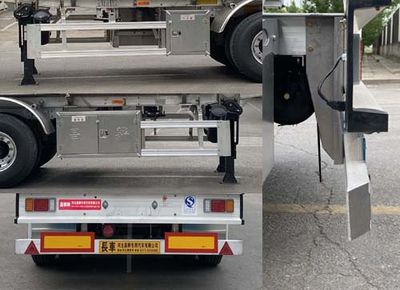 Changhua  HCH9401GRY Aluminum alloy flammable liquid tank transport semi-trailer