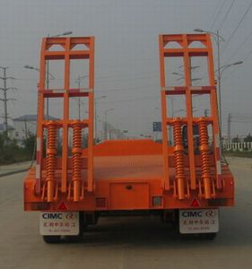 Ruijiang  WL9290TD Low flatbed semi-trailer