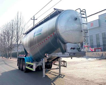 Yangjia  LHL9402GFLL Aluminum alloy medium density powder material transportation semi-trailer