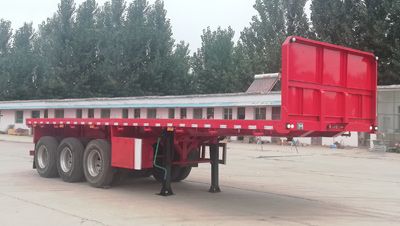 Huazheng brand automobiles LHZ9401TPB Flat transport semi-trailer