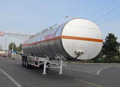 Tonghua  THT9405GRYG Aluminum alloy flammable liquid tank transport semi-trailer