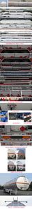 Tonghua  THT9405GRYG Aluminum alloy flammable liquid tank transport semi-trailer