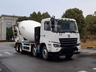 Remote license plate carHN5311GJBN22C5BEVYPure electric concrete mixing and transportation vehicle