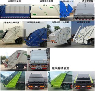 Chusheng  CSC5185ZYS6 Compressed garbage truck