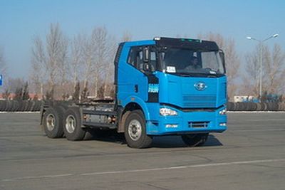 Jiefang Automobile CA4250P66K22T1A2 Flat head diesel semi-trailer tractor