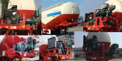 Changhua  HCH9404GFL Powder material transportation semi-trailer