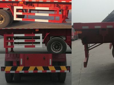 Shengyue  SDZ9403ZZXP Flat dump semi-trailer