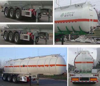 Lingyu  CLY9401GFWA Tank transport semi-trailer for corrosive substances