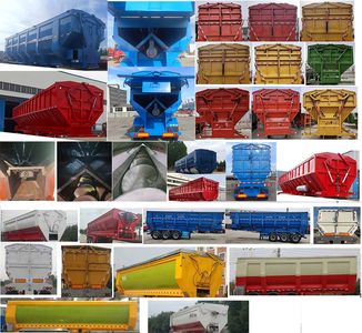 Huaxing Jiangshan brand automobiles SMW9400ZLS Bulk grain transportation semi-trailer