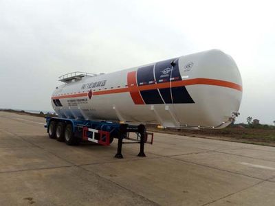 Hongtu  HT9402GRY Flammable liquid tank transport semi-trailer