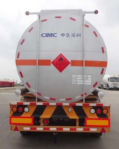 CIMC ZJV9408GRYSZA Flammable liquid tank transport semi-trailer