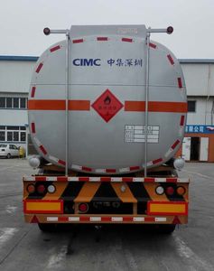 CIMC ZJV9408GRYSZA Flammable liquid tank transport semi-trailer