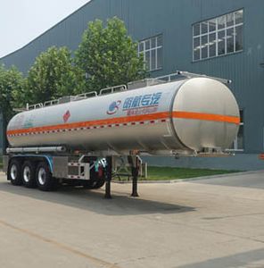 Minghang  ZPS9409GRYF Aluminum alloy flammable liquid tank transport semi-trailer