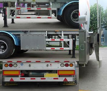 Minghang  ZPS9409GRYF Aluminum alloy flammable liquid tank transport semi-trailer