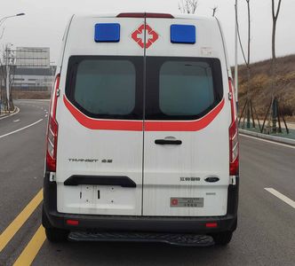 Chinese license plate cars TEG5030XJH304 ambulance