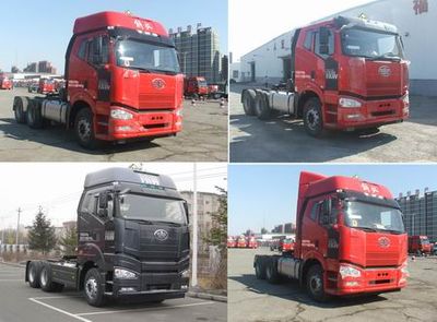 Jiefang Automobile CA4250P66K2T1A1HE4X Semi trailer tractor for dangerous goods transportation