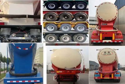 Junqiang  JQ9403GFL Medium density powder material transportation semi-trailer