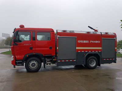 Zhonglian Automobile ZLF5191GXFPM80 Foam fire truck