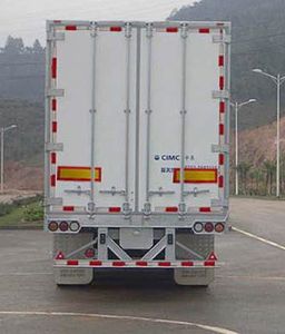 CIMC ZJV9180XXY Box transport semi-trailer