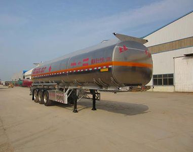 Zhengkang Hongtai brand automobiles HHT9403GYYA Aluminum alloy oil transport semi-trailer