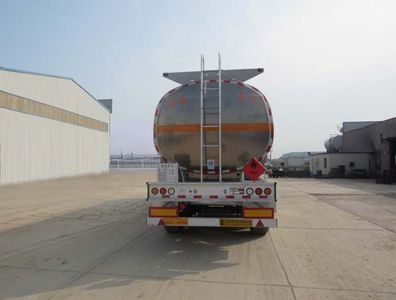 Zhengkang Hongtai brand automobiles HHT9403GYYA Aluminum alloy oil transport semi-trailer