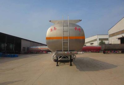 Zhengkang Hongtai brand automobiles HHT9403GYYA Aluminum alloy oil transport semi-trailer