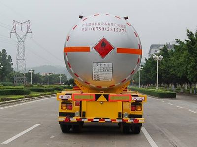 Jiuyuan  KP9290GYQ Semi trailer for liquefied gas transportation