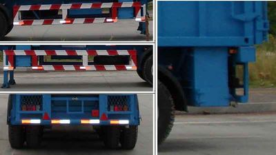 Yindao  SDC9350ZYS Compressed garbage semi-trailer