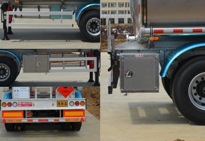 Ouman  HFV9406GRYA Aluminum alloy flammable liquid tank transport semi-trailer