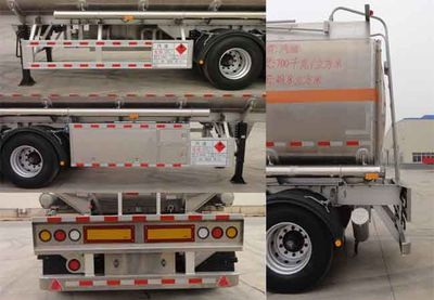 Shengtong brand automobile CSH9401GYY Aluminum alloy oil transport semi-trailer