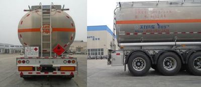 Shengtong brand automobile CSH9401GYY Aluminum alloy oil transport semi-trailer