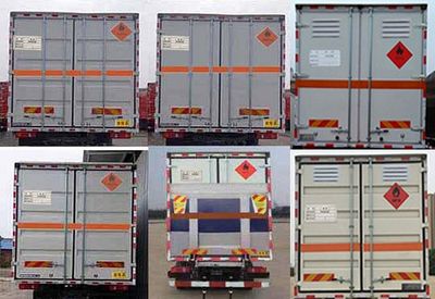 Dongfeng  DFH5160XRQBX1DV Flammable gas box transport vehicle