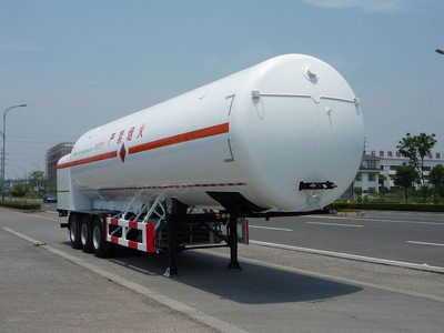 Han Zhong Shen Leng ZHJ9400GDYALow temperature liquid transport semi-trailer